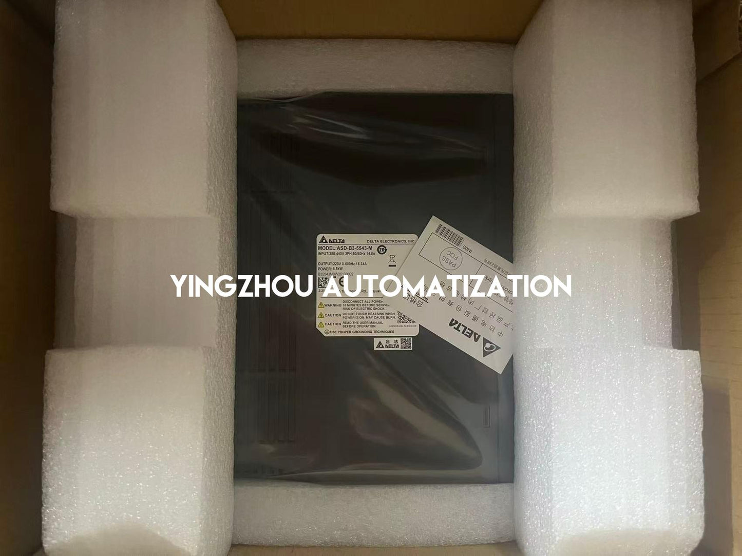 Delta ASD-B3-5543-M Servo Drive | ASDA-B3 Series, 5.5kW, 400V, Industrial High-Power Motion Control, Brand New Original-YingZhou Automatization