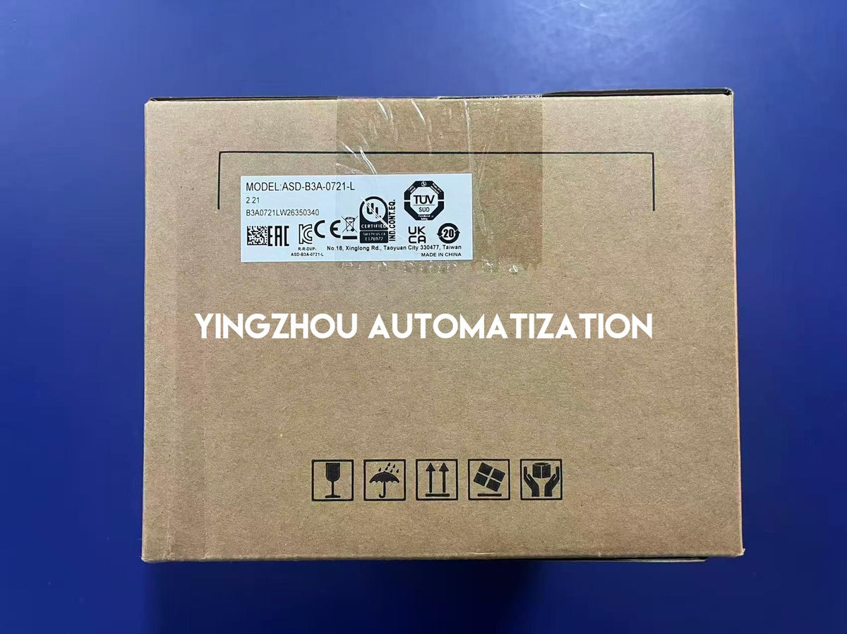 Delta ASD-B3A-0721-L ASDA-B3A 750W 220V RS-485 Pulse Input AC Servo Drive with STO-YingZhou Automatization