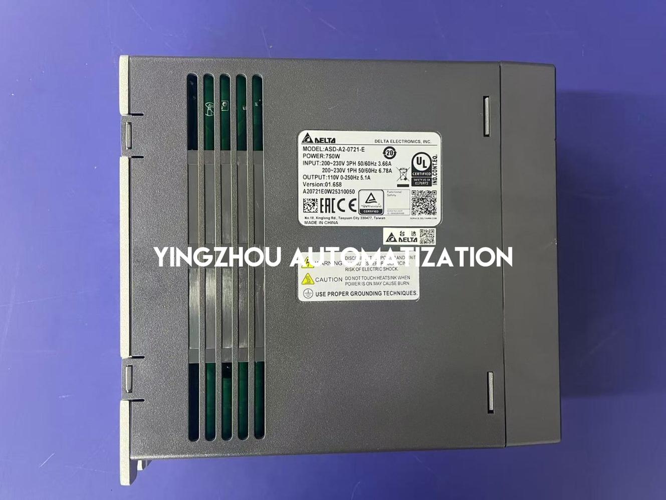 Delta ASDA-A2 ASD-A2-0721-E Servo Drive - 750W, 220V, EtherCAT Interface-YingZhou Automatization