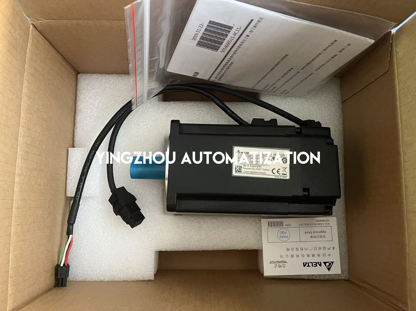 Delta ASDA-A2 Series ECMA-CA0910RS Servo Motor - 1.0kW, 220V, 17-bit Absolute Encoder-YingZhou Automatization