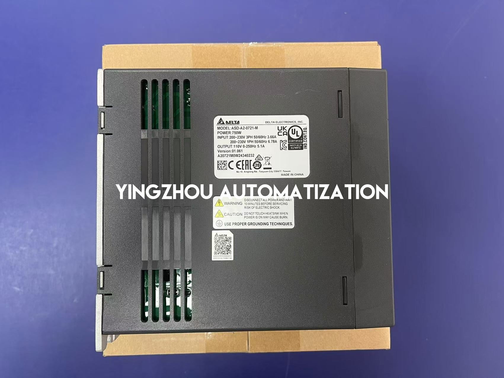 Delta ASDA-A2 Series Servo Drive ASD-A2-0721-M - 750W 220V CANopen Interface-YingZhou Automatization