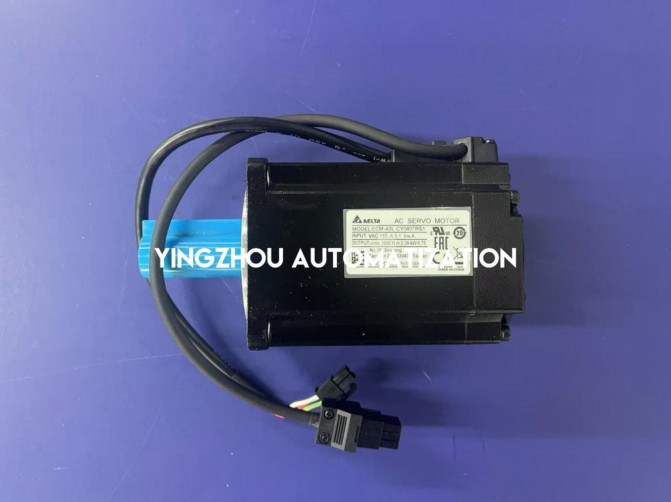 Delta ASDA-A3 ECM-A3L-CY0807RS1 Servo Motor - 750W, 3000 RPM, Low Inertia, without Brake & Oil Seal-YingZhou Automatization