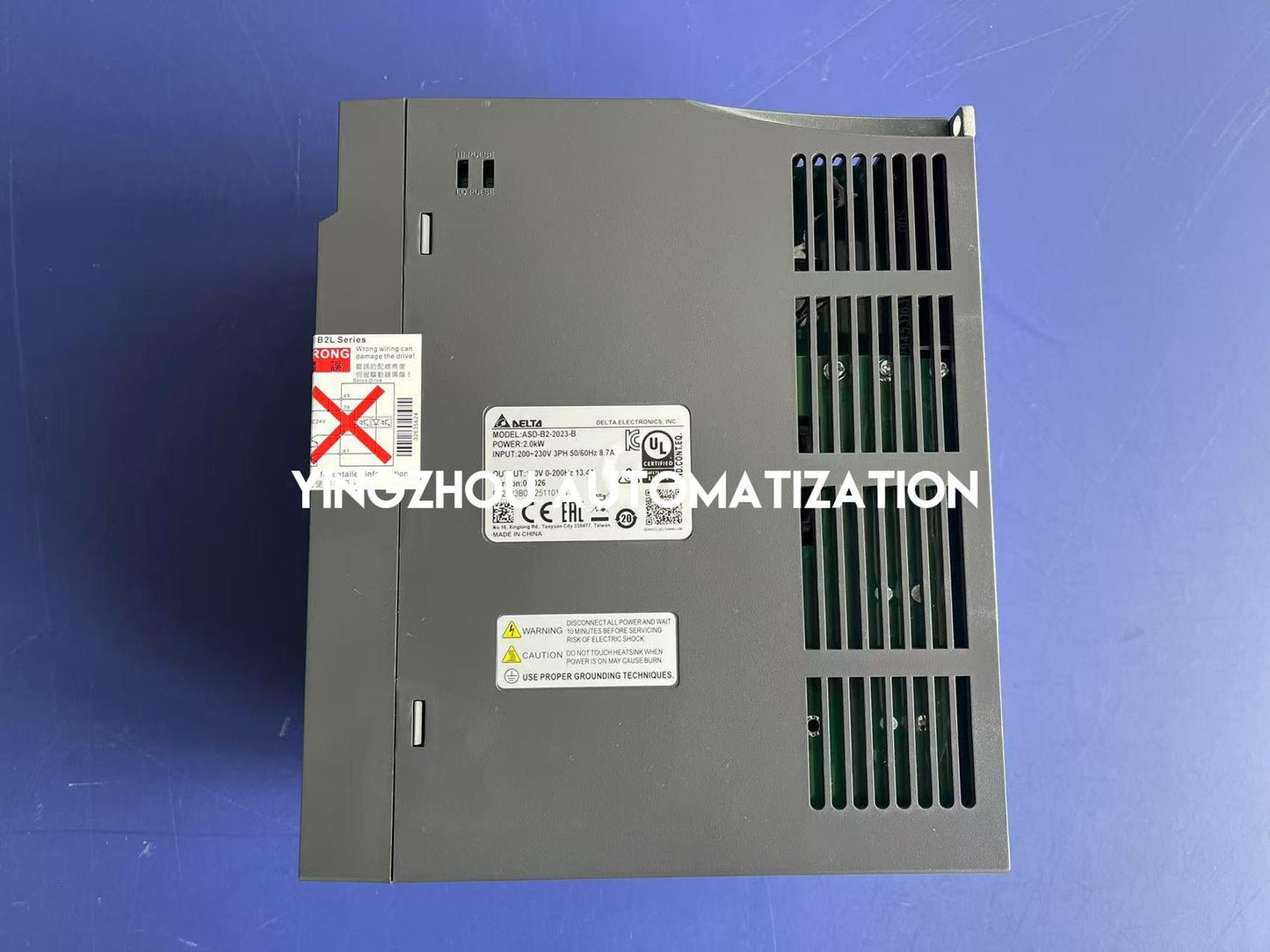 Delta ASDA-B2 Series 2kW Servo Drive ASD-B2-2023-B - 220V 3-Phase, Pulse/Analog Control-YingZhou Automatization