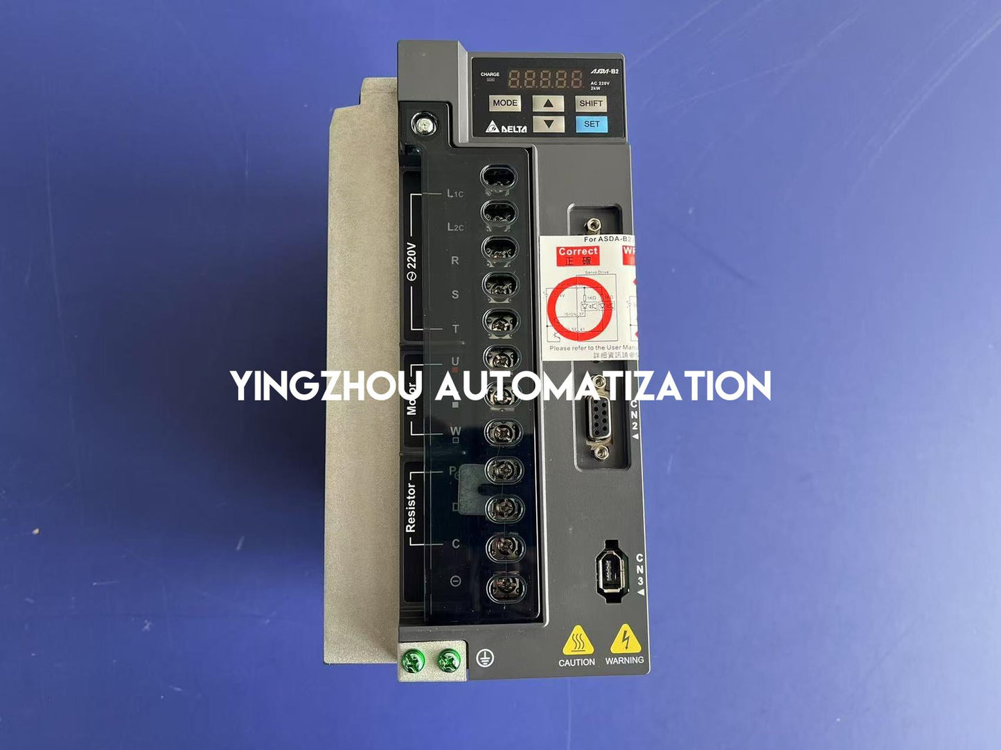 Delta ASDA-B2 Series 2kW Servo Drive ASD-B2-2023-B - 220V 3-Phase, Pulse/Analog Control-YingZhou Automatization