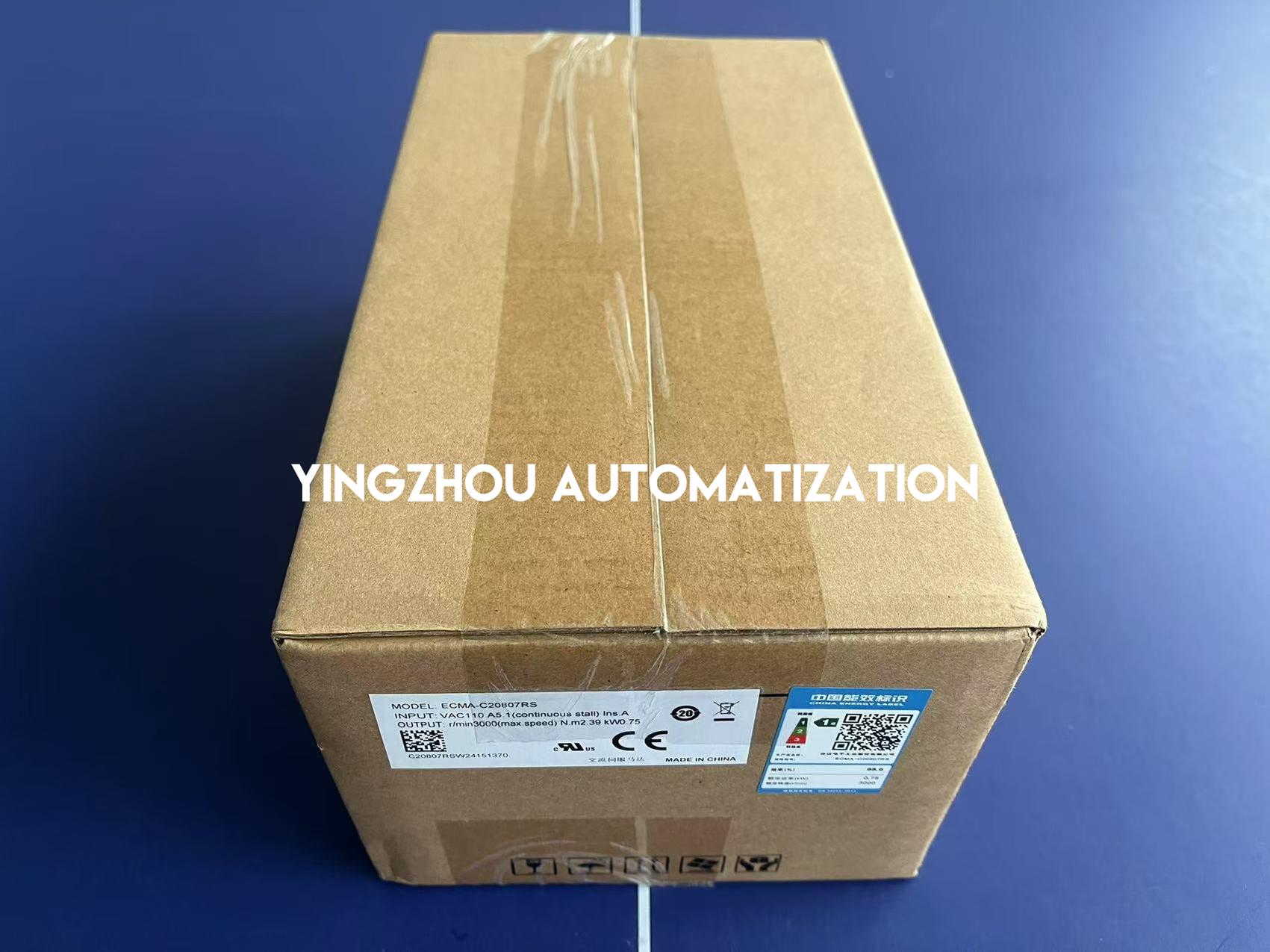 Delta ASDA-B2/A2 Series 750W Servo Motor ECMA-C20807RS - 220V, Low Inertia, 17-bit Encoder-YingZhou Automatization