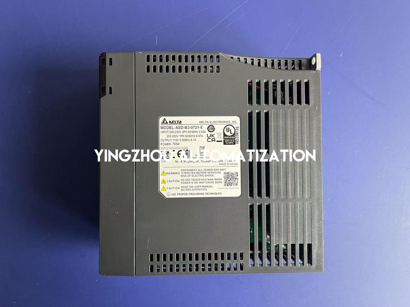 Delta ASDA-B3 ASD-B3-0721-E Servo Drive - 750W, 220V, EtherCAT Interface-YingZhou Automatization