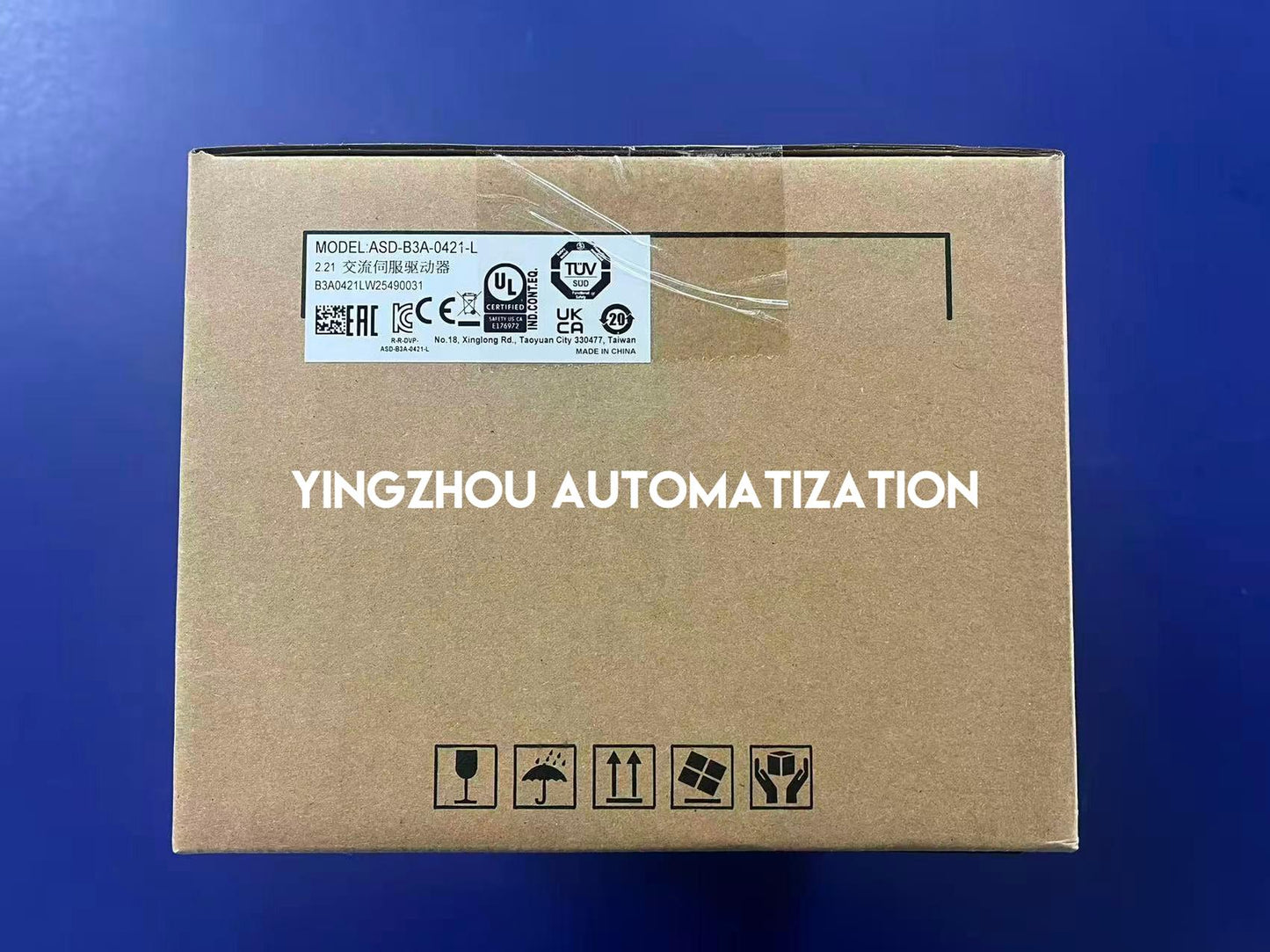 Delta ASDA-B3 ASD-B3A-0421-L Servo Drive - 400W, 220V, Pulse/Analog Control, Built-in STO-YingZhou Automatization