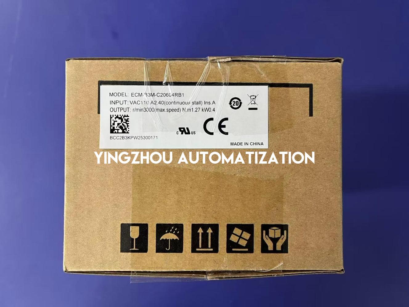 Delta ASDA-B3 ECM-B3M-C20604RB1 AC Servo Motor - 400W, 220V, 3000 RPM, with Brake & Oil Seal-YingZhou Automatization