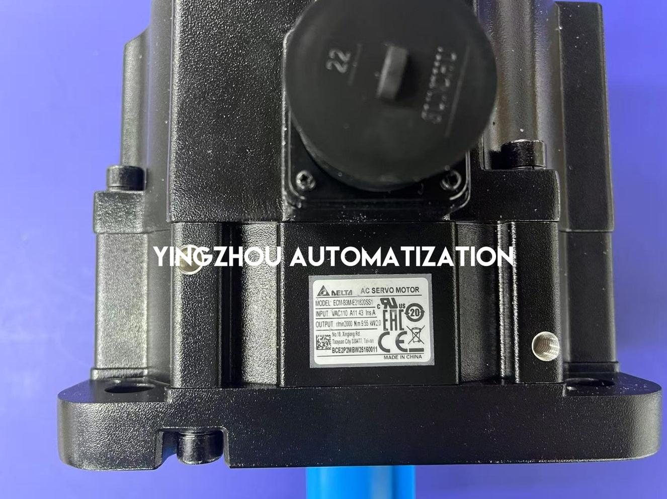 Delta ASDA-B3 ECM-B3M-E21820SS1 Servo Motor - 2.0kW, 2000 RPM, 180mm Frame, with Brake & Oil Seal-YingZhou Automatization