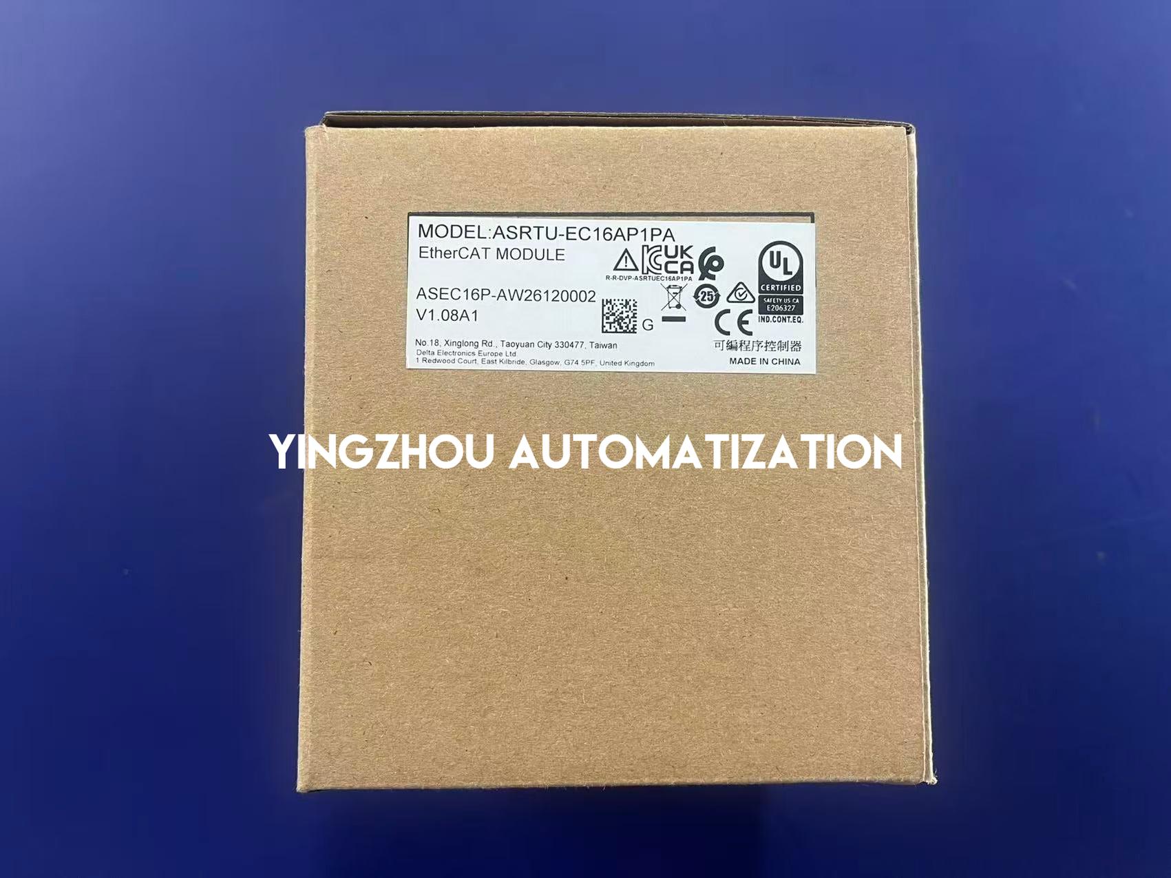 Delta ASRTU-EC16AP1PA RTU Series EtherCAT Coupler Module | High-Speed Remote I/O Communication Unit | Brand New Original-YingZhou Automatization