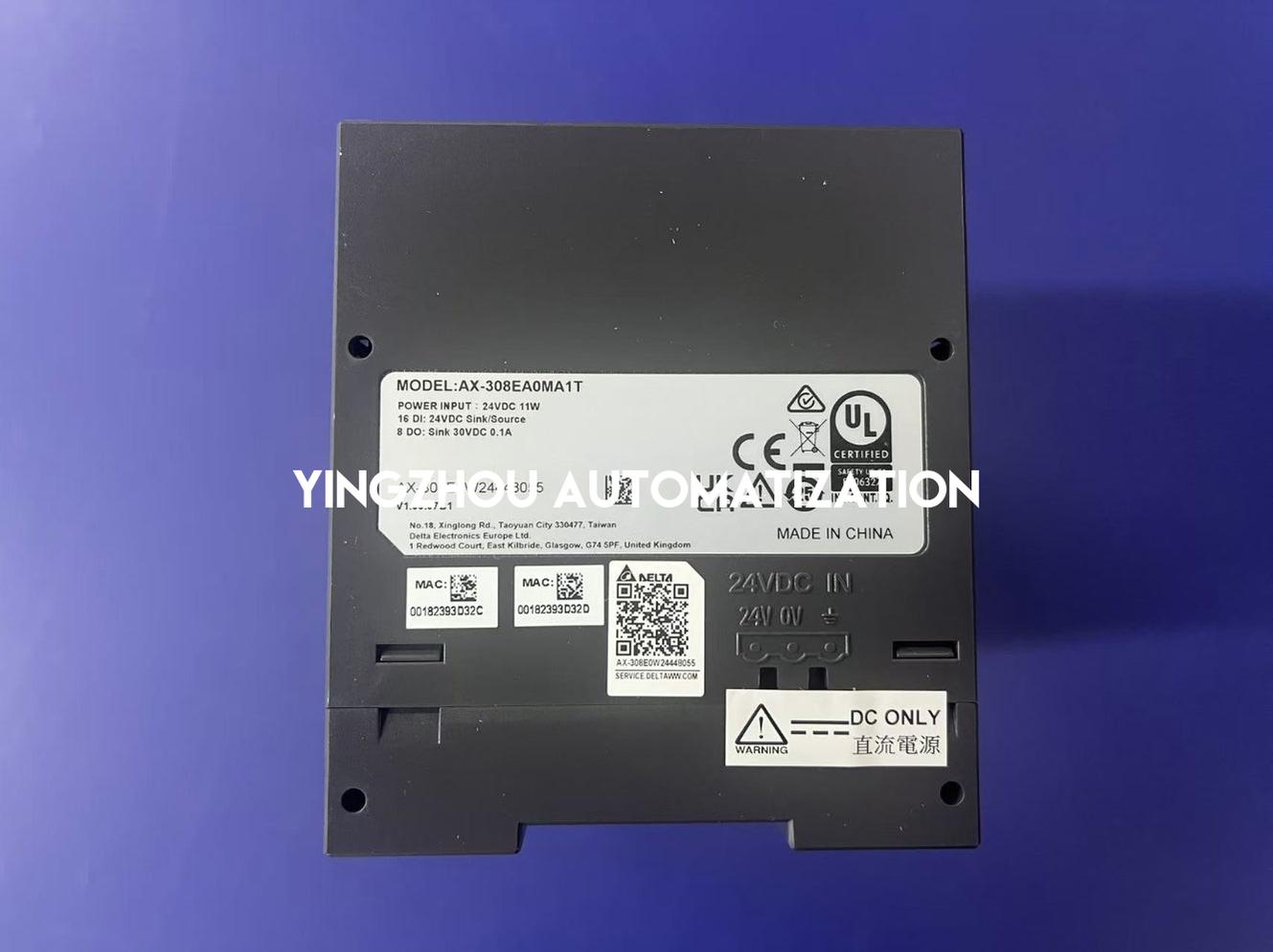 Delta AX-3 Series AX-308EA0MA1T Motion Controller - 8-Axis EtherCAT, 16 In / 8 Out (Transistor), 24V DC-YingZhou Automatization