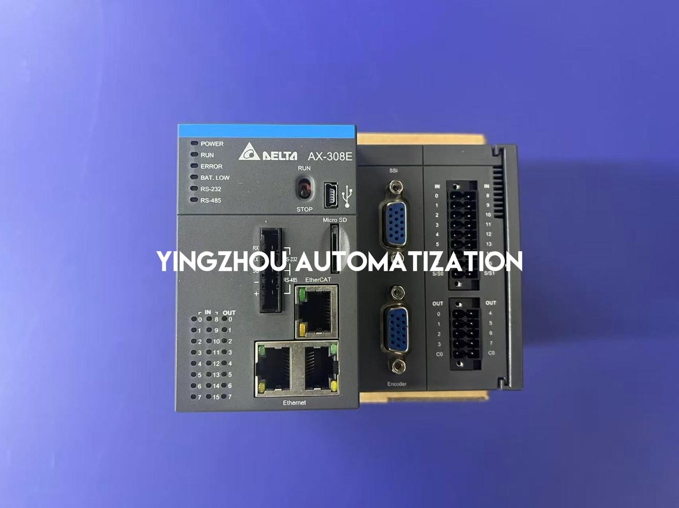 Delta AX-3 Series AX-308EA0MA1T Motion Controller - 8-Axis EtherCAT, 16 In / 8 Out (Transistor), 24V DC-YingZhou Automatization
