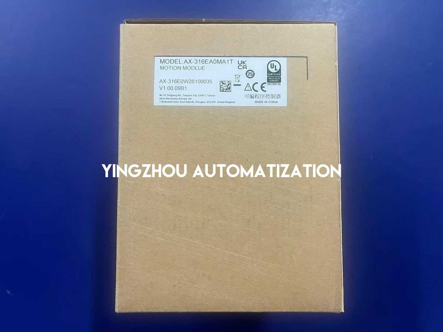 Delta AX-316EA0MA1T AX-3 Series Motion Controller | 16-Axis EtherCAT PAC Unit | Brand New Original-YingZhou Automatization