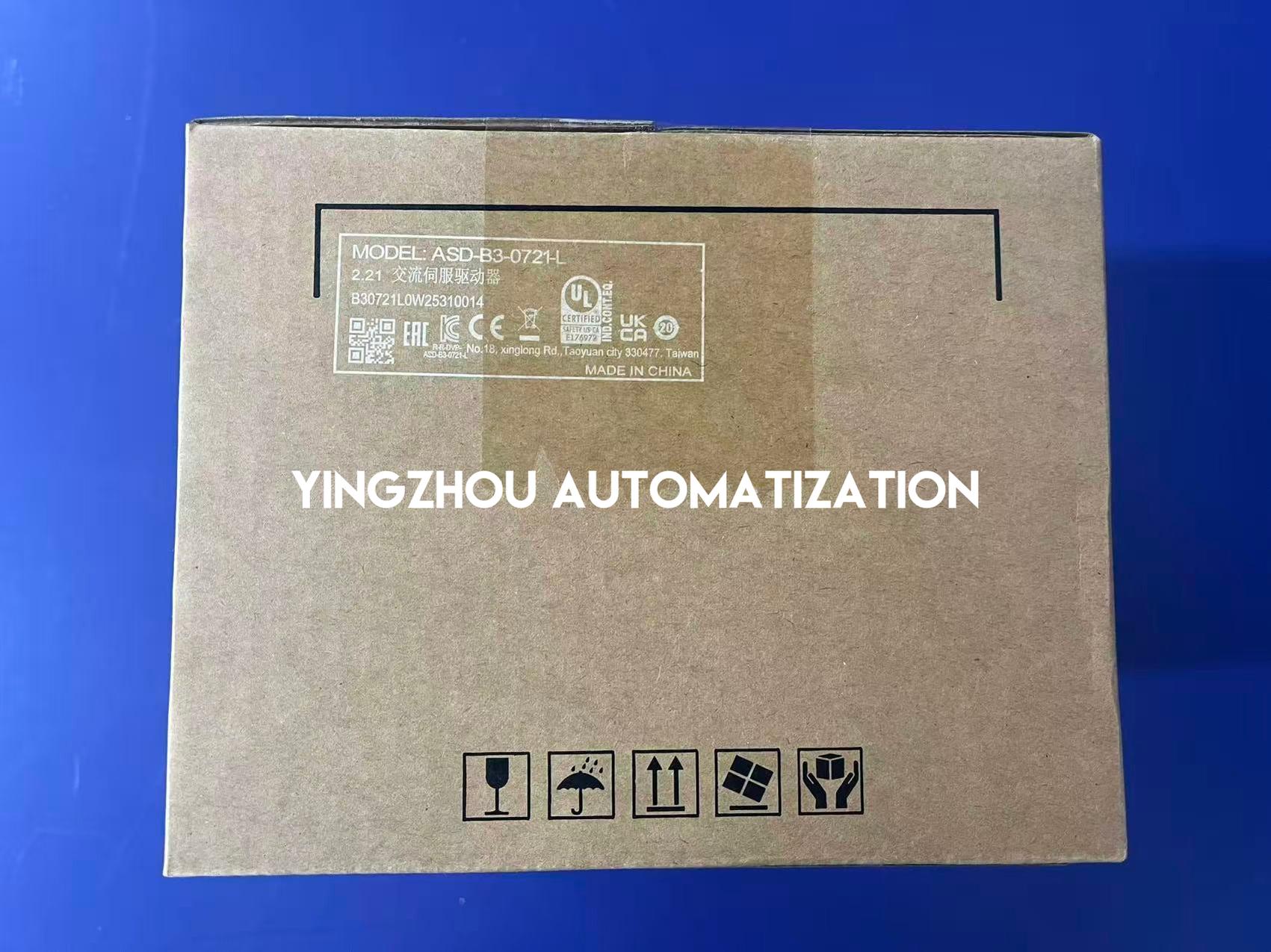 Delta B3 Series AC Servo Drive ASD-B3-0721-L 0.75KW 220V 5.1A 1/3PH-YingZhou Automatization