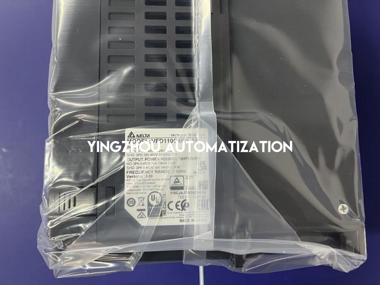 Delta C2000 Plus VFD110C4EA-21 VFD - 11kW (15HP), 460V 3-Phase, IP21, Built-in EMC Filter & STO-YingZhou Automatization