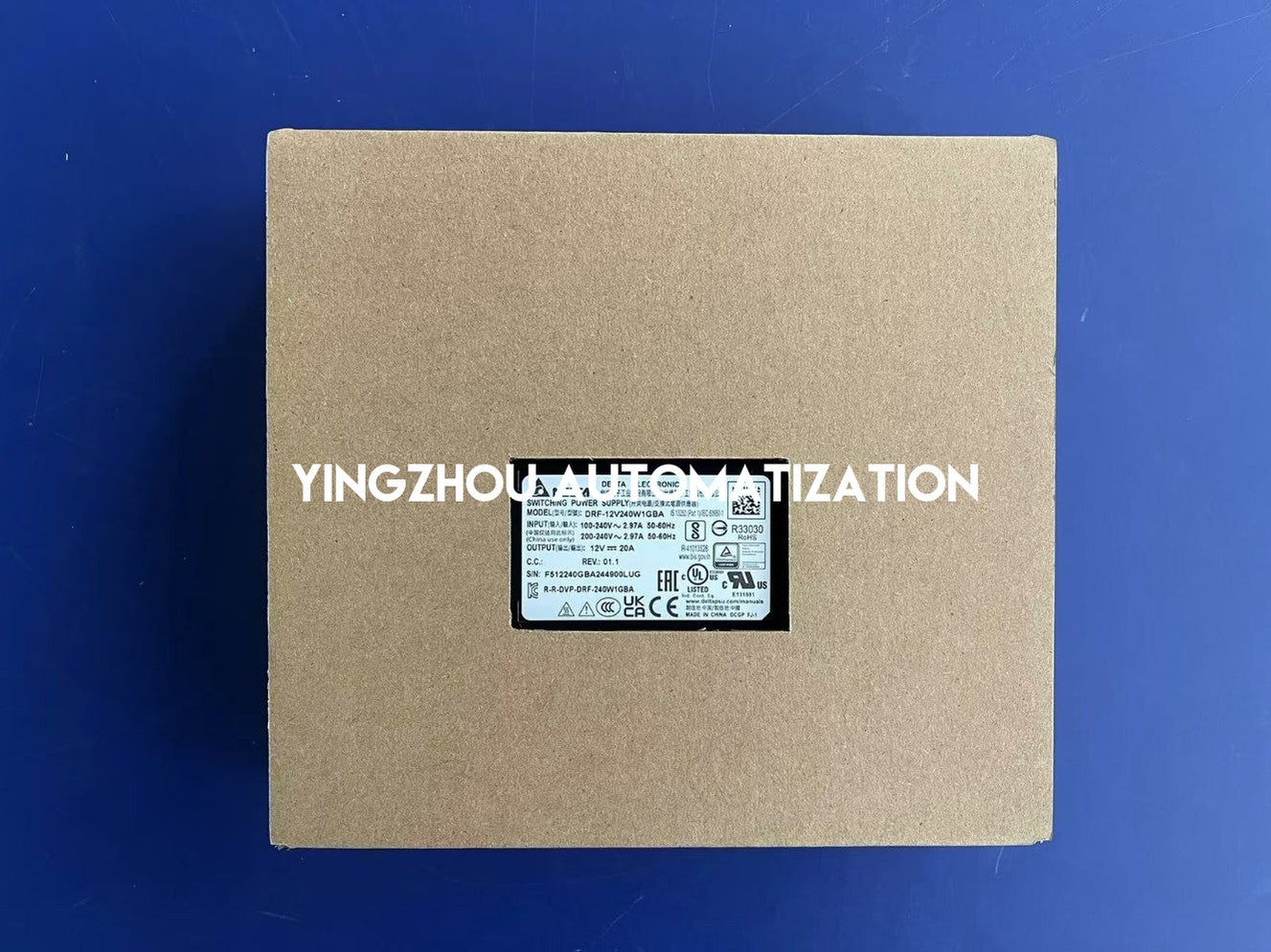 Delta CliQ M Series DRF-12V240W1GBA DIN Rail Power Supply - 12V 240W (20A), High Efficiency-YingZhou Automatization