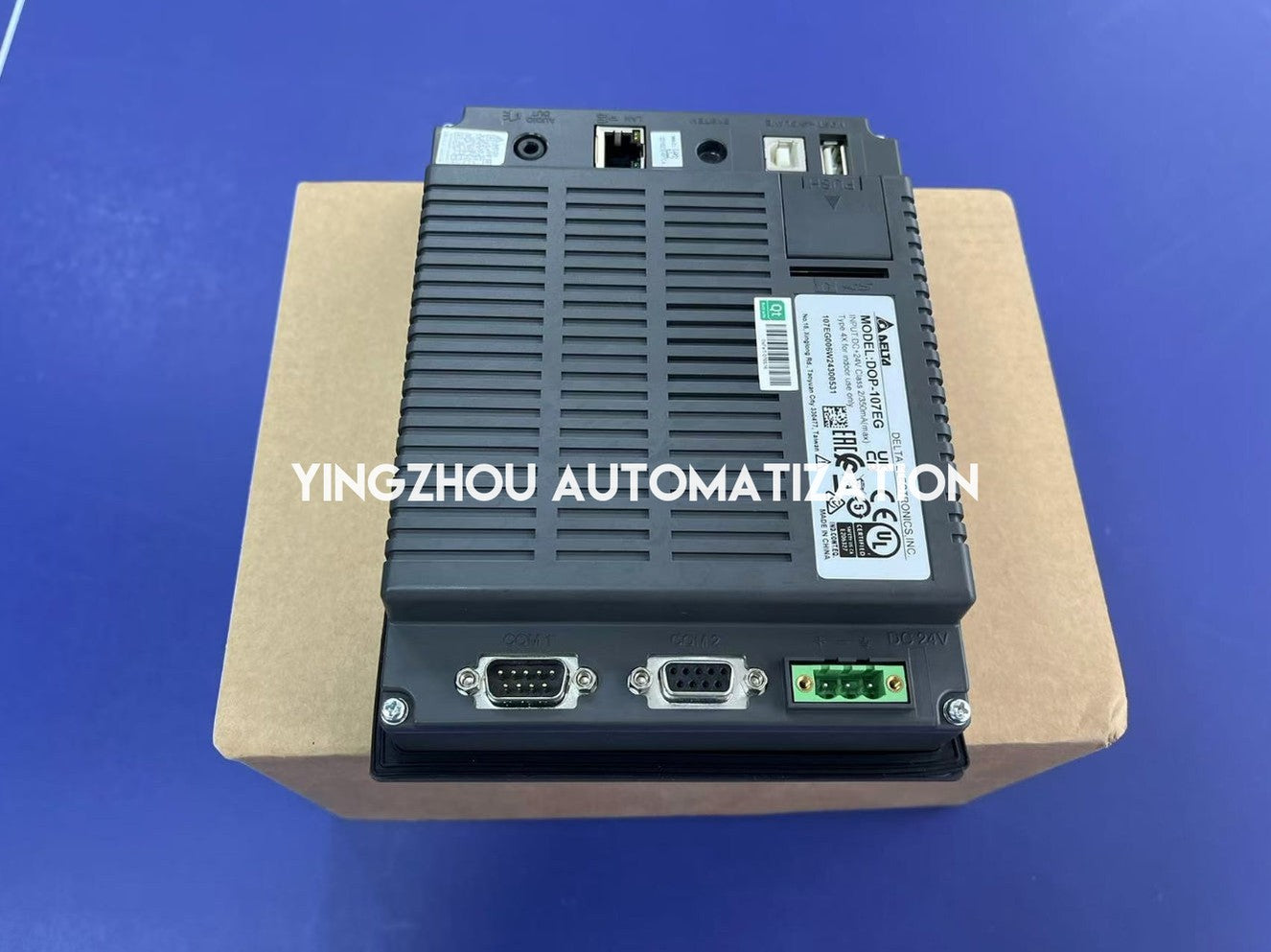 Delta DOP-100 Series 7" Advanced HMI DOP-107EG - 800x480 WVGA, Ethernet, 2x COM Ports-YingZhou Automatization