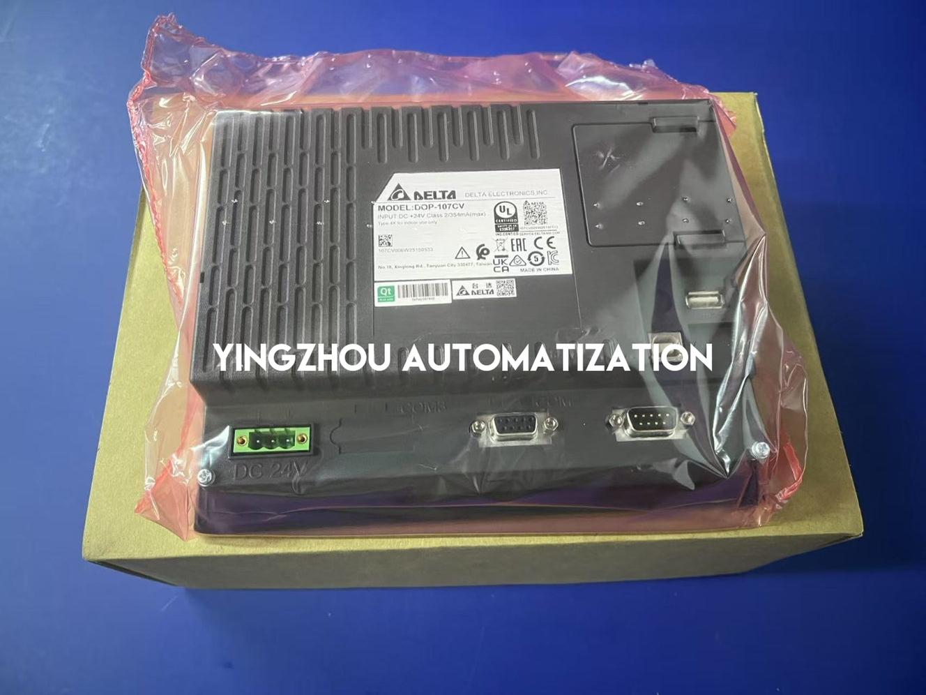 Delta DOP-100 Series 7" HMI Touch Screen DOP-107CV - 800x480 WVGA, 1x COM Port-YingZhou Automatization