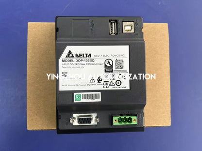 Delta DOP-103BQ 4.3" Basic HMI - 480x272 WQVGA, 256MB ROM, RS-232/485 Serial, 24VDC-YingZhou Automatization