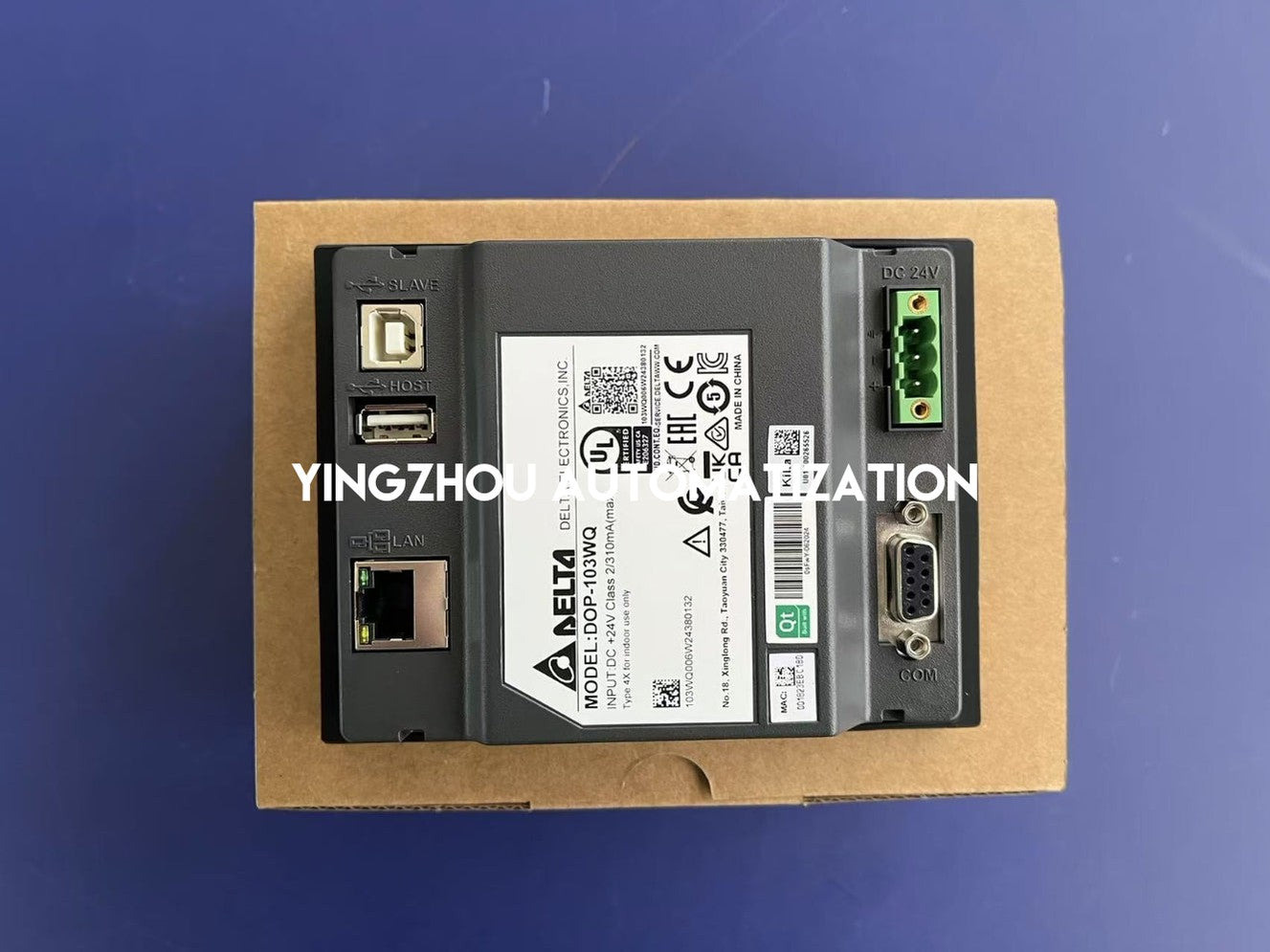 Delta DOP-103WQ 4.3" Advanced HMI - 480x272 WQVGA, Built-in Ethernet, 256MB ROM, 24VDC-YingZhou Automatization