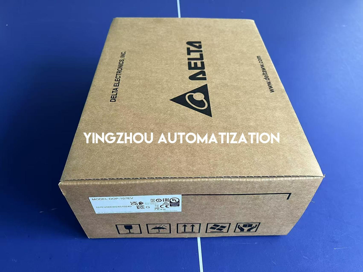 Delta DOP-107EV 7" Ethernet HMI - 800x480 WVGA, 256MB ROM, Dual COM Ports, 24VDC-YingZhou Automatization