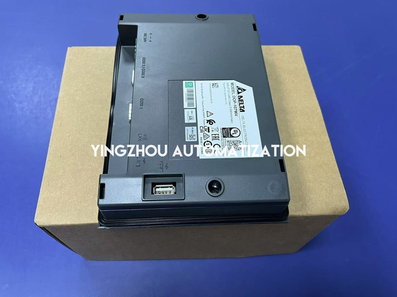 Delta DOP-107WV 7" Advanced HMI - 800x480 WVGA, Built-in Ethernet, 256MB ROM, Multi-COM Ports-YingZhou Automatization