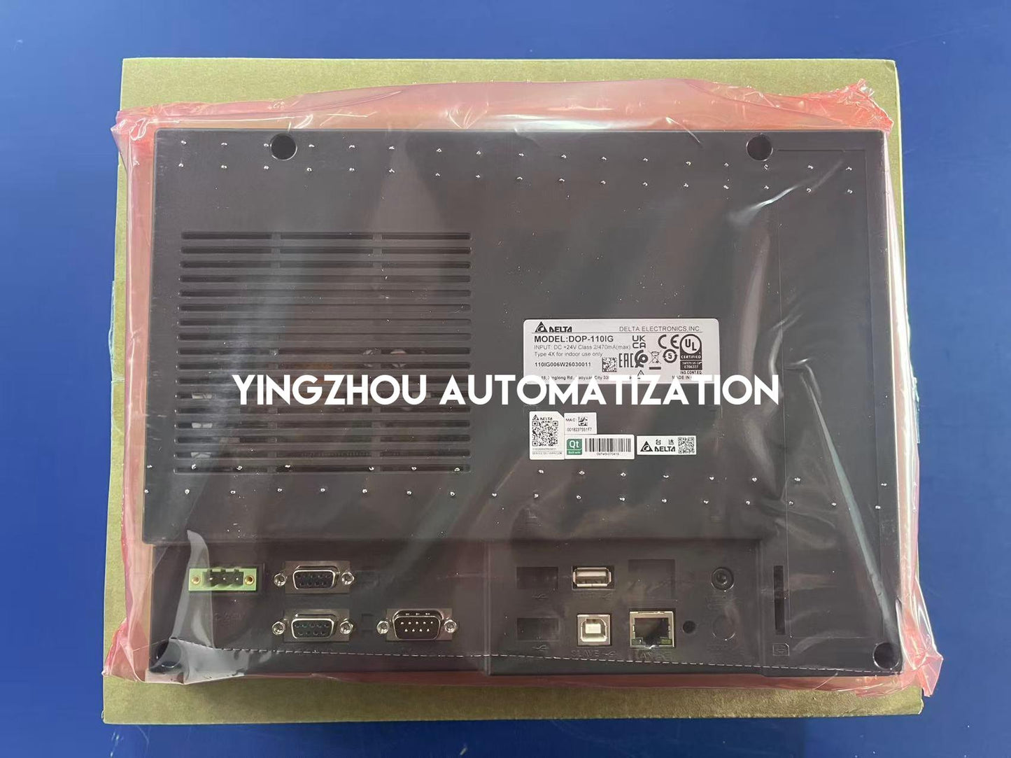 Delta DOP-110IG HMI - 10.4" SVGA Touchscreen, Ethernet, 3 COM Ports, 256MB RAM-YingZhou Automatization