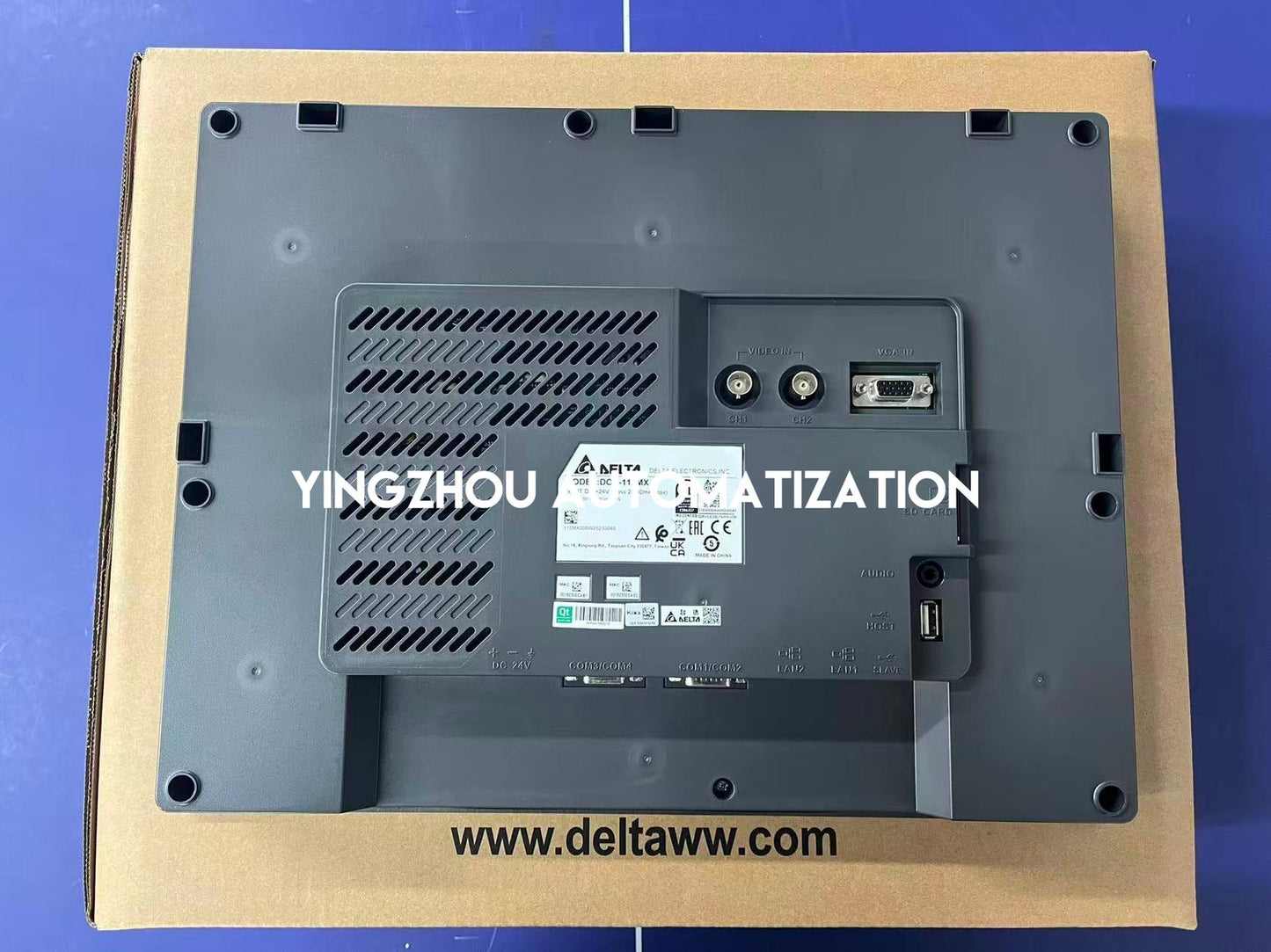 Delta DOP-115MX 15" Advanced Multimedia HMI - 1024x768 XGA, 8GB ROM, Dual Ethernet, Multimedia Support-YingZhou Automatization