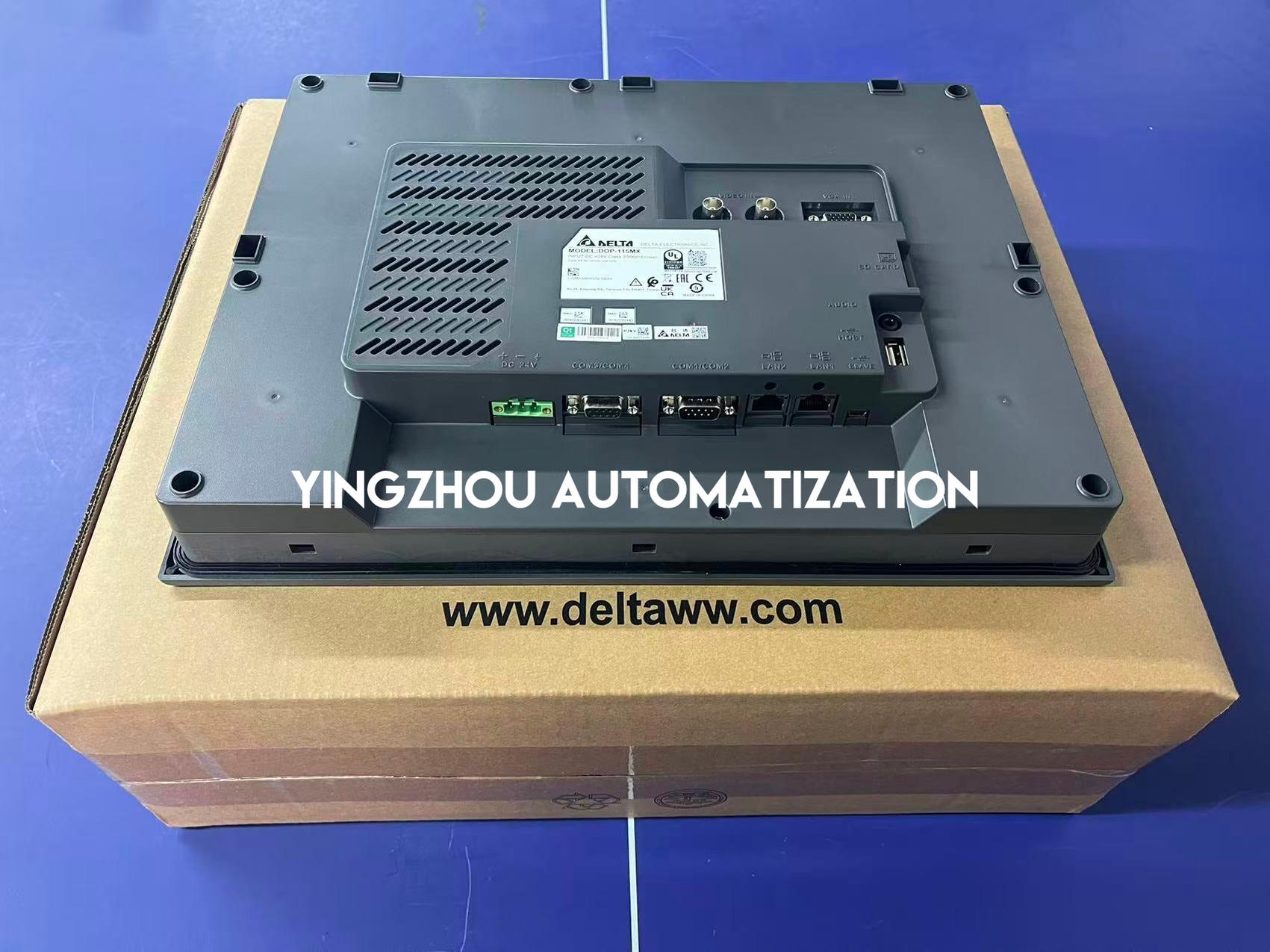 Delta DOP-115MX 15" Advanced Multimedia HMI - 1024x768 XGA, 8GB ROM, Dual Ethernet, Multimedia Support-YingZhou Automatization