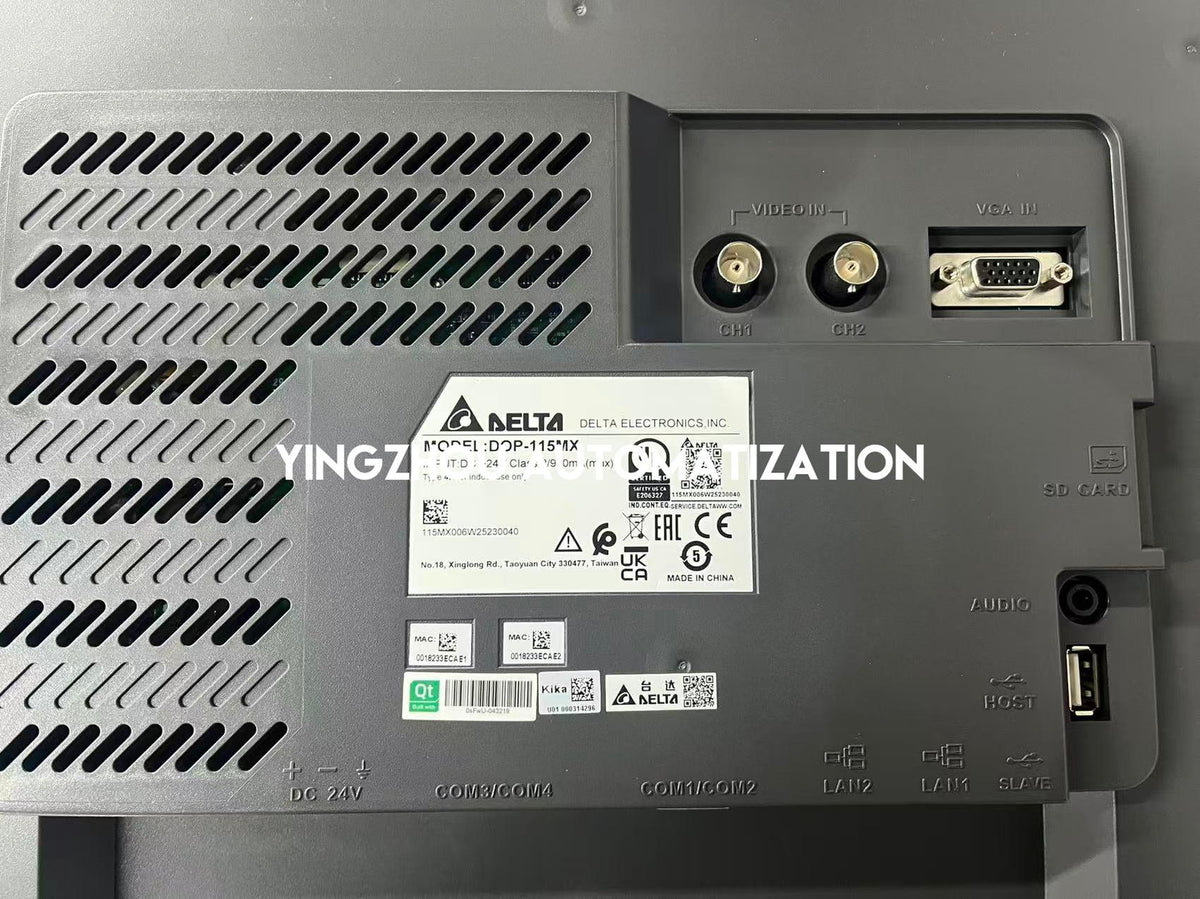 Delta DOP-115MX DOP-100 15" 1024×768 Dual Ethernet Multimedia HMI Touch Panel-YingZhou Automatization
