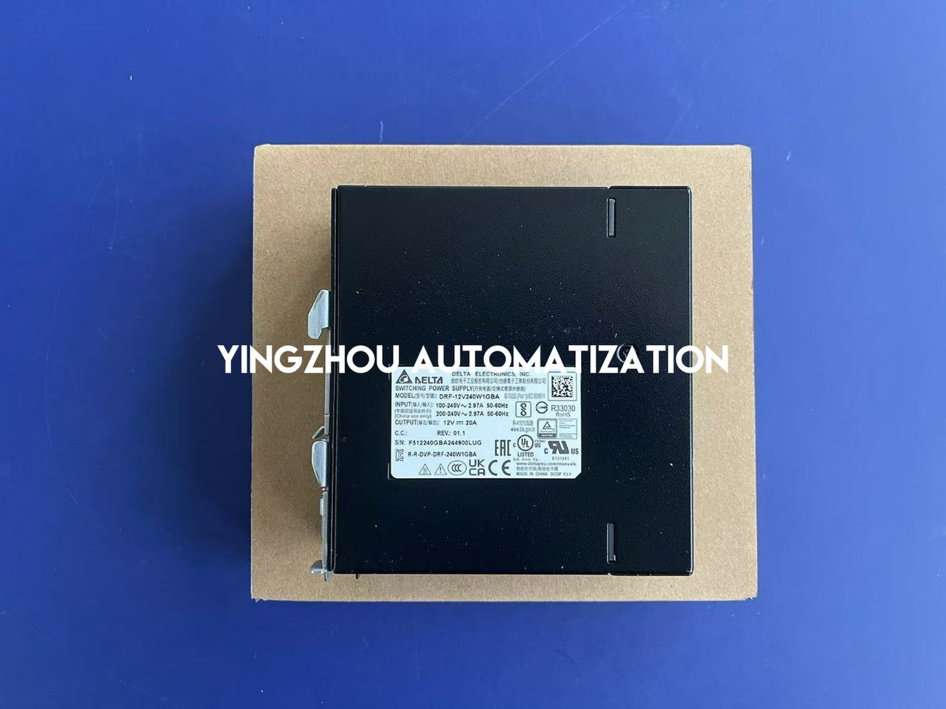 Delta DRF-12V240W1GBA CliQ M Series DIN Rail Power Supply | 12V 20A 240W Single Phase | Brand New Original-YingZhou Automatization