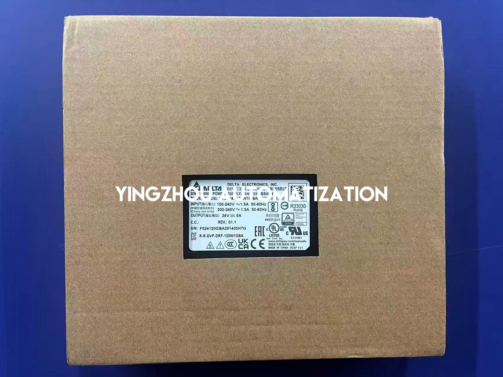 Delta DRF-24V120W1GBA CliQ M Series DIN Rail Power Supply | 24V DC 5A 120W Single-Phase Industrial Power Unit | Brand New Original-YingZhou Automatization