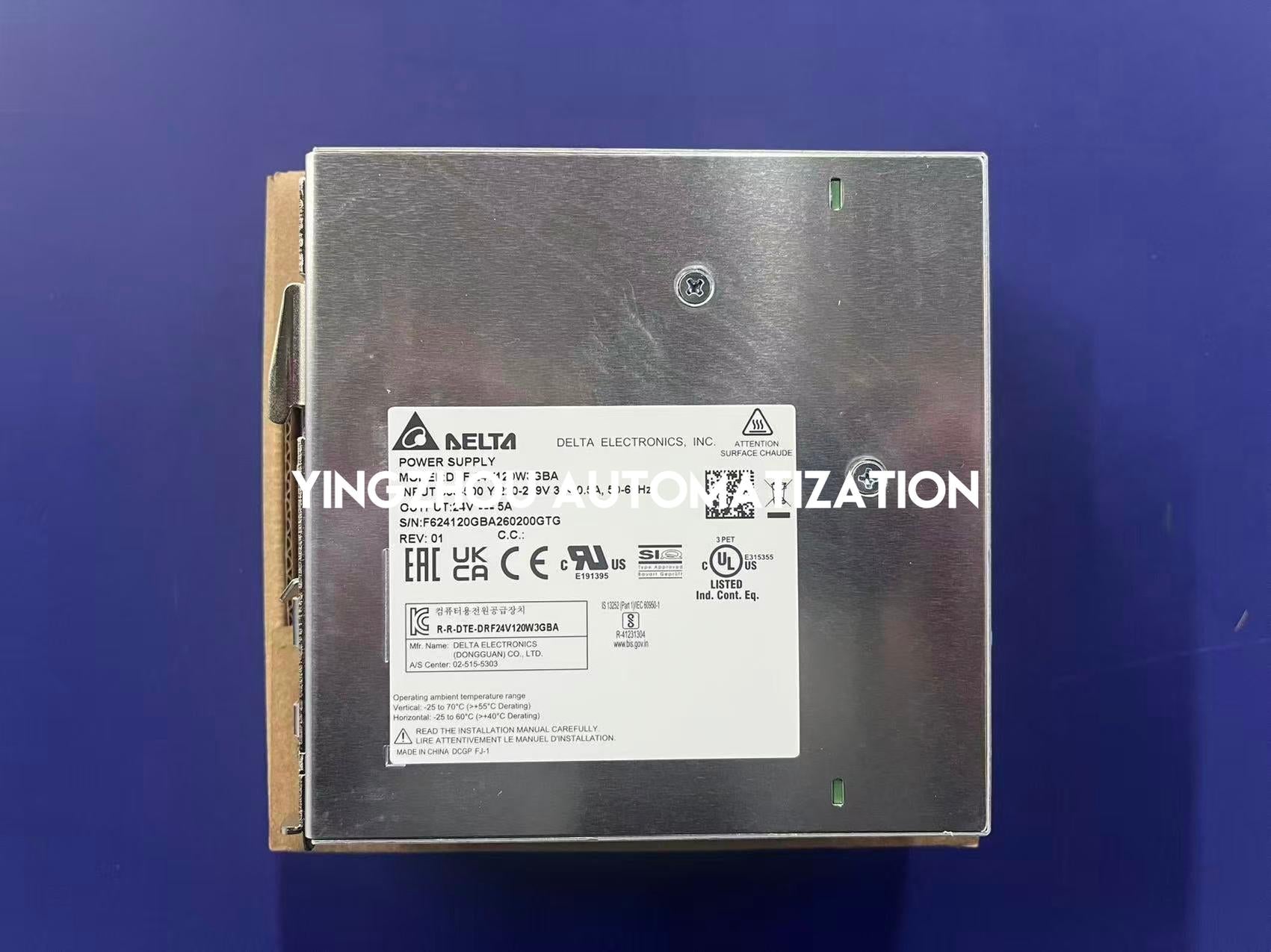 Delta DRF-24V120W3GBA CliQ M Series DIN-Rail Power Supply | 24V 5A 120W Unit | Brand New Original-YingZhou Automatization