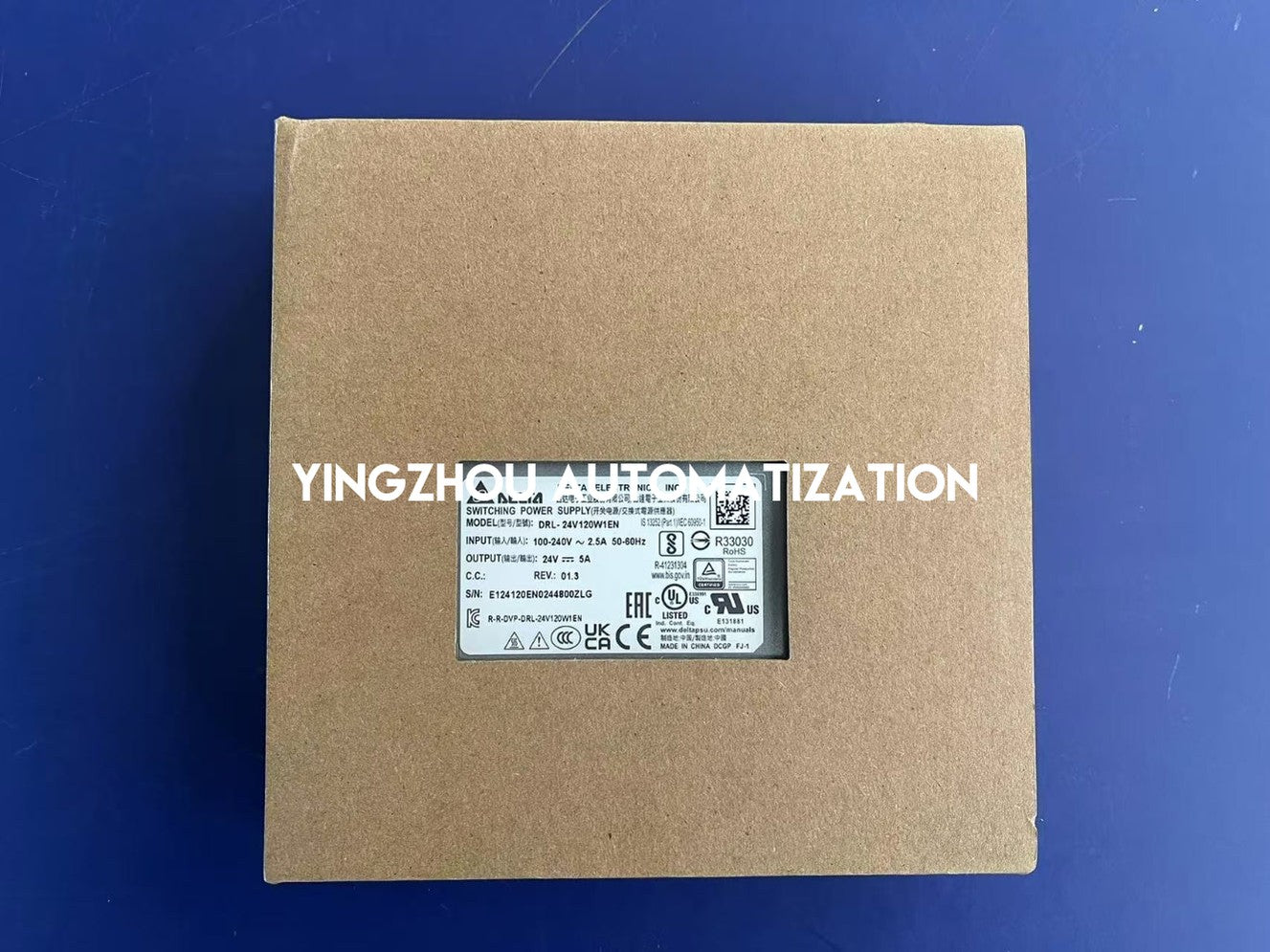 Delta DRL-24V120W1EN LYTE II Series DIN Rail Power Supply - 24V, 5A, 120W-YingZhou Automatization