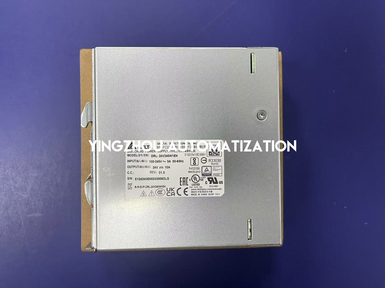 Delta DRL-24V240W1EN CliQ II Series DIN Rail Power Supply | 24V 10A 240W Single Phase | Brand New Original-YingZhou Automatization
