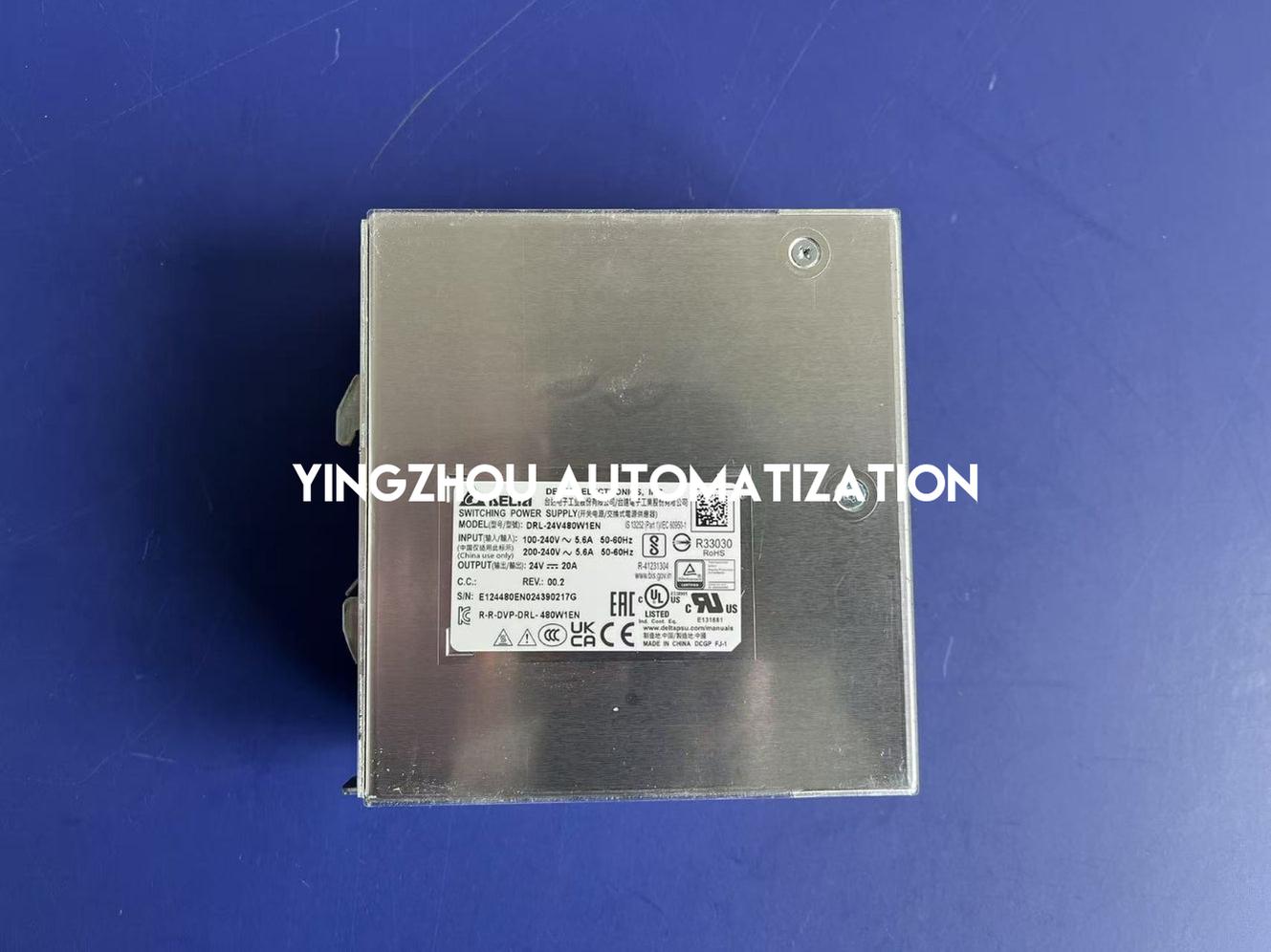 Delta DRL-24V480W1EN CliQ II DIN Rail Power Supply | 24V DC 20A 480W Industrial Power Unit | Brand New Original-YingZhou Automatization