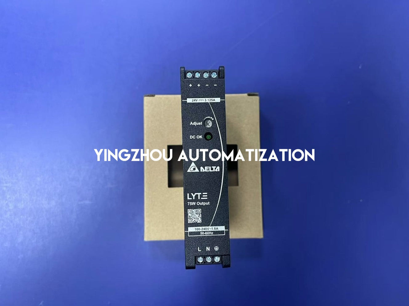 Delta DRL-24V75W1AZ CliQ II Series DIN Rail Power Supply | 24V 3.125A 75W Single Phase | Brand New Original-YingZhou Automatization