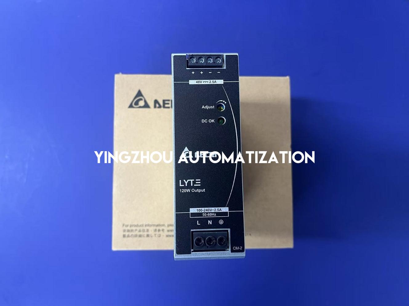 Delta DRL-48V120W1AA CliQ II Series DIN Rail Power Supply | 48V 2.5A 120W Switching Power Unit | Brand New Original-YingZhou Automatization