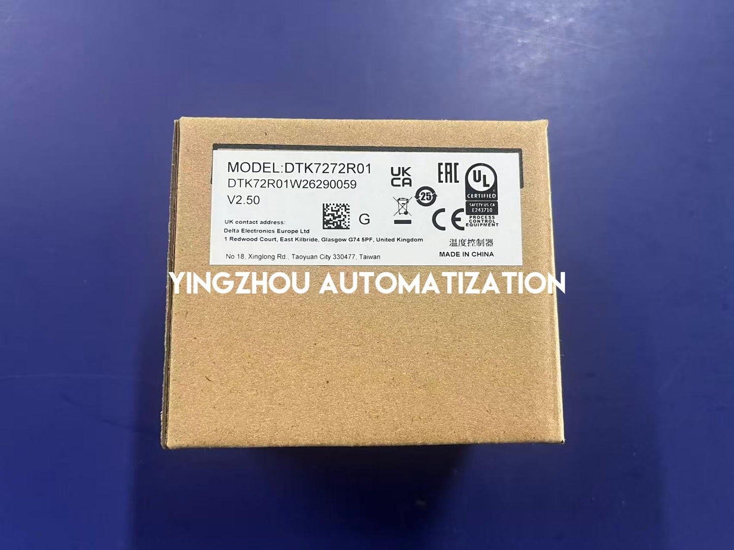 Delta DTK7272R01 Temperature Controller | DTK Series 72x72mm PID Controller | Brand New Original-YingZhou Automatization