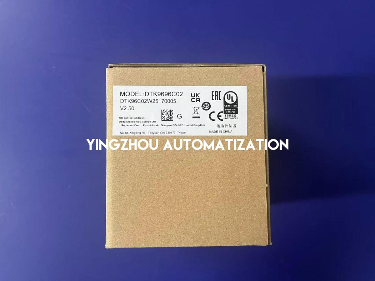 Delta DTK9696C02 DTK Series 96×96mm PID Temperature Controller 4–20mA Current Output 2 Alarms 100–240VAC-YingZhou Automatization