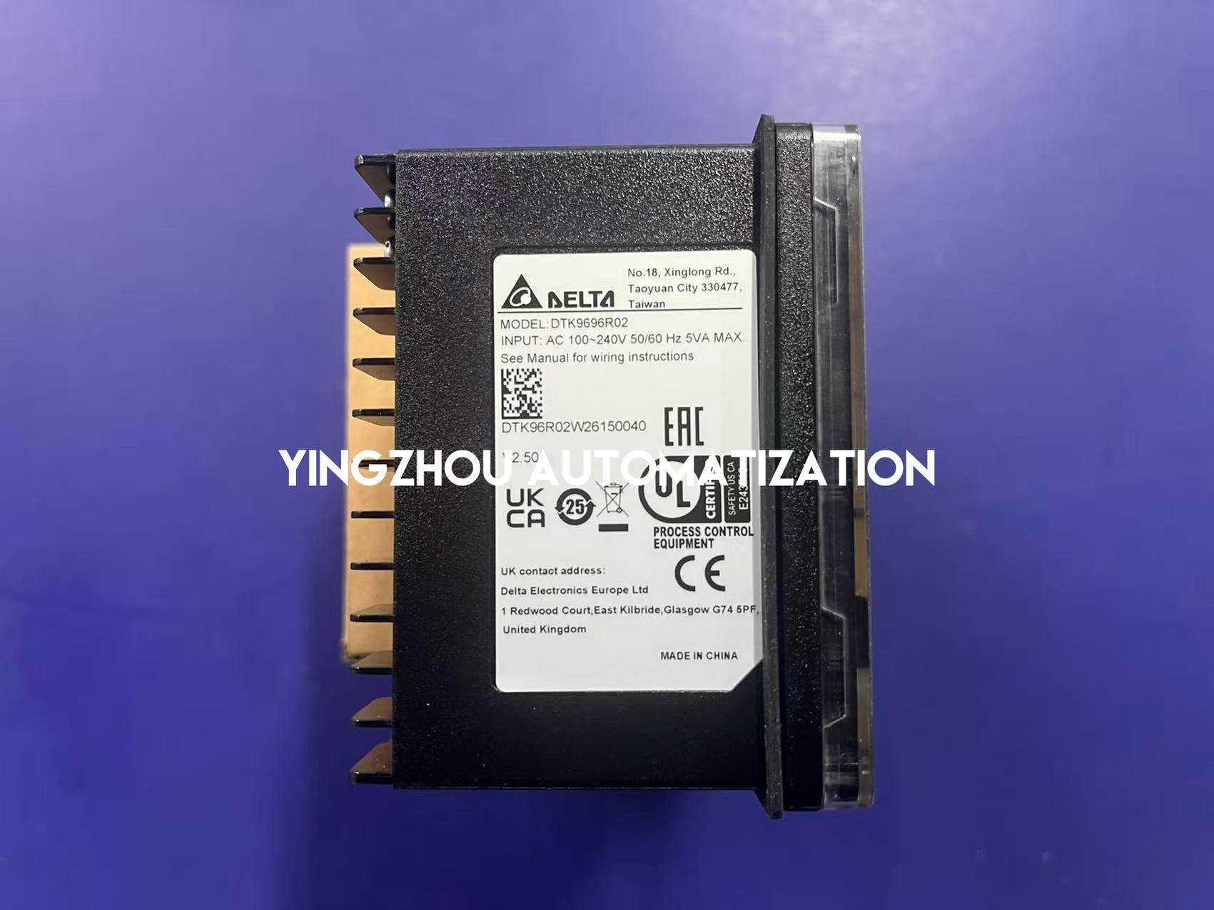 Delta DTK9696R02 Controller | DTK Series Temperature Controller 96x96mm Relay Output | Brand New Original-YingZhou Automatization
