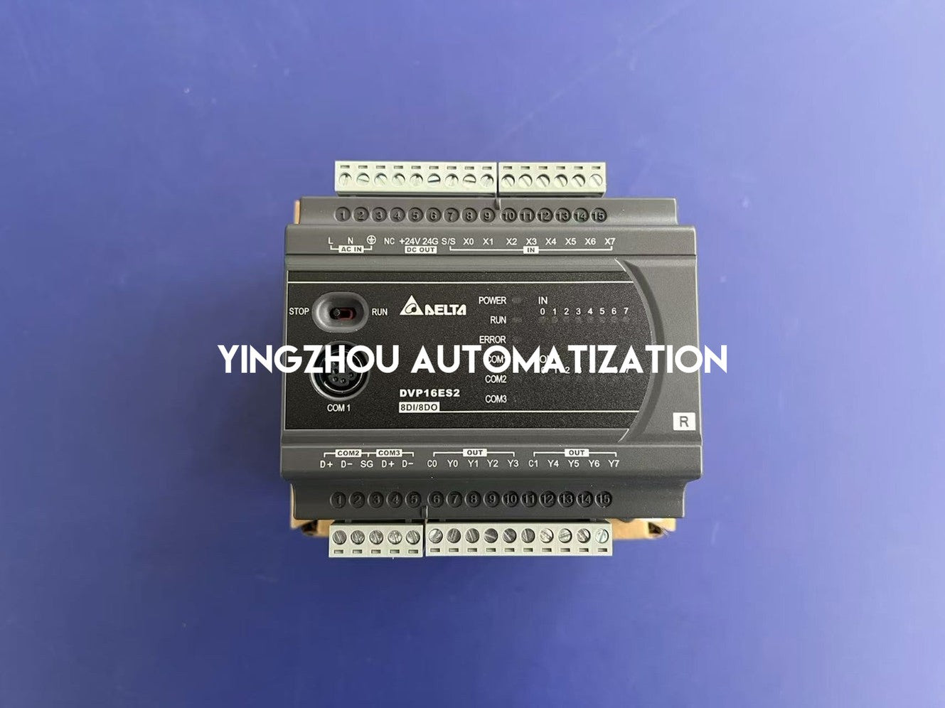 Delta DVP-ES2 Series DVP16ES200R PLC - 16-Point CPU, 100-240VAC, Relay Output-YingZhou Automatization