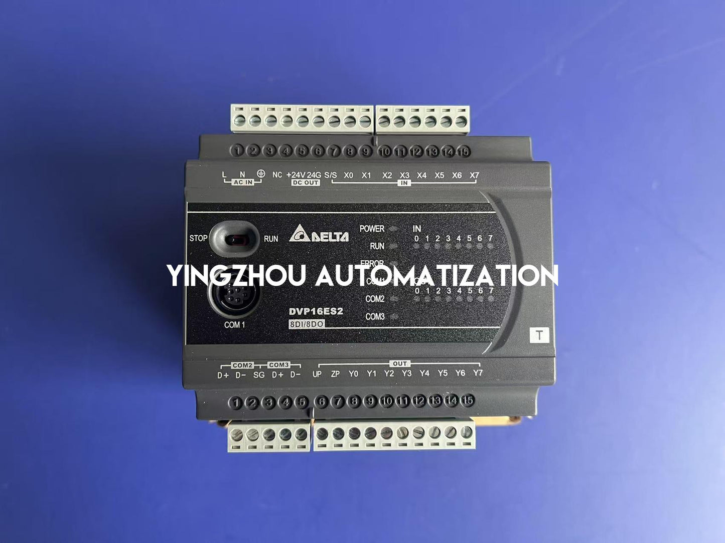 Delta DVP-ES2 Series DVP16ES200T PLC CPU - 16-Point (8DI/8DO Transistor NPN)-YingZhou Automatization
