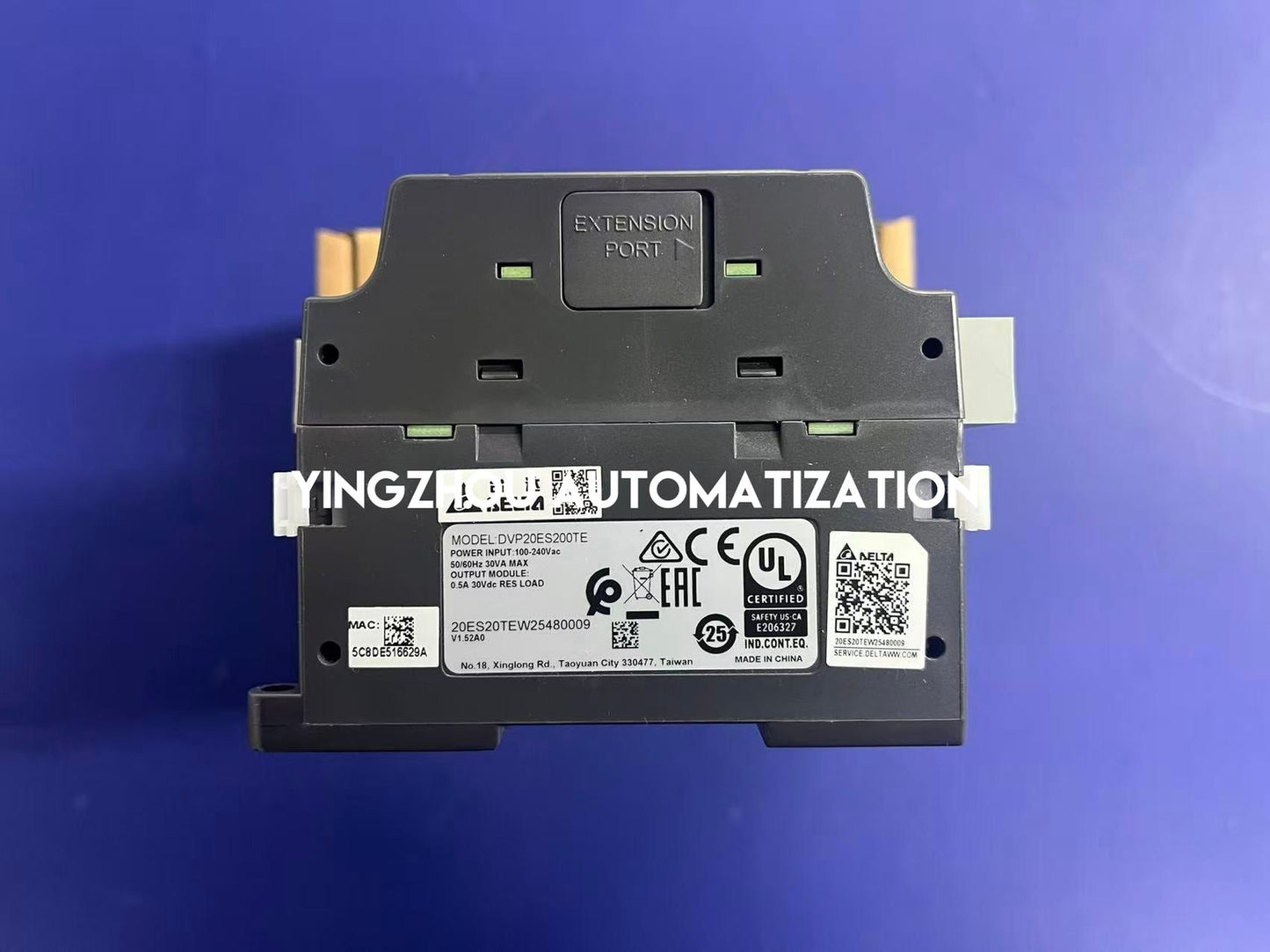 Delta DVP-ES2 Series DVP20ES200TE PLC CPU - 20-Point (12DI/8DO Transistor) with Ethernet-YingZhou Automatization