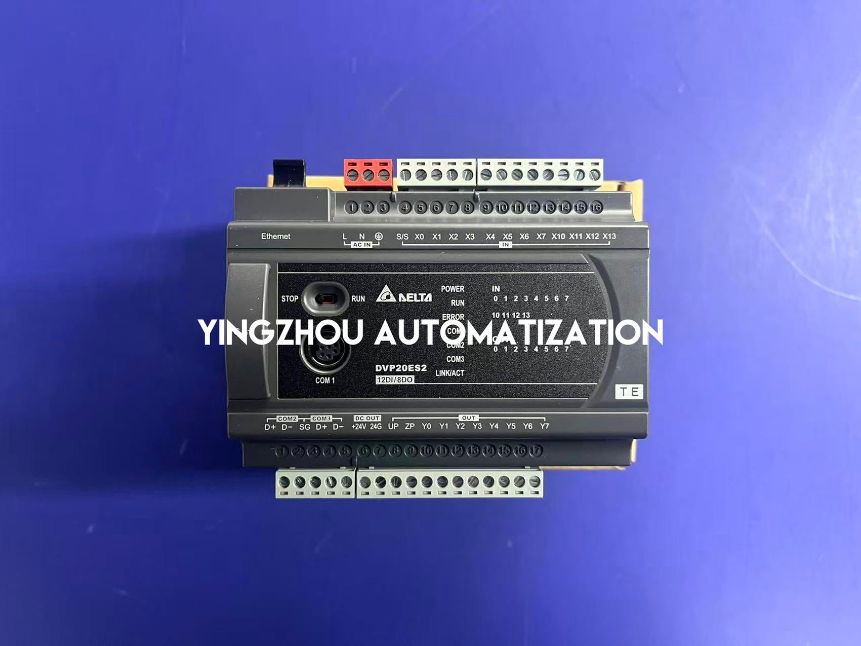 Delta DVP-ES2 Series DVP20ES200TE PLC CPU - 20-Point (12DI/8DO Transistor) with Ethernet-YingZhou Automatization