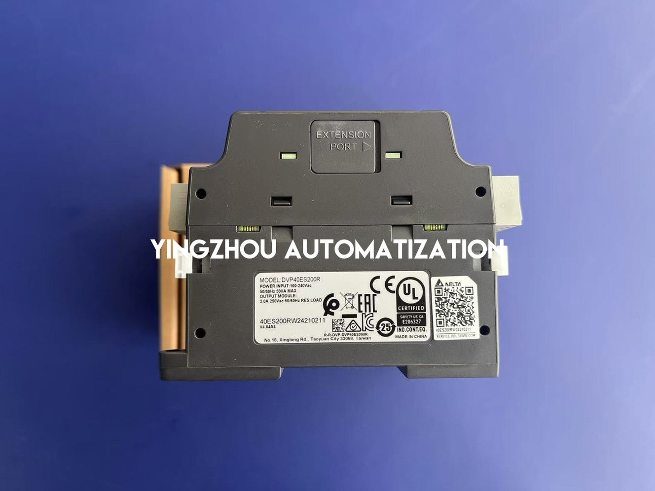 Delta DVP-ES2 Series PLC DVP40ES200R - 40-Point Digital I/O (24DI/16DO, Relay)-YingZhou Automatization