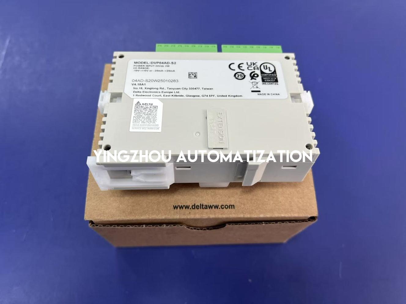 Delta DVP-S Series Analog Input Module DVP04AD-S2 - 4-Channel 14-bit Resolution-YingZhou Automatization