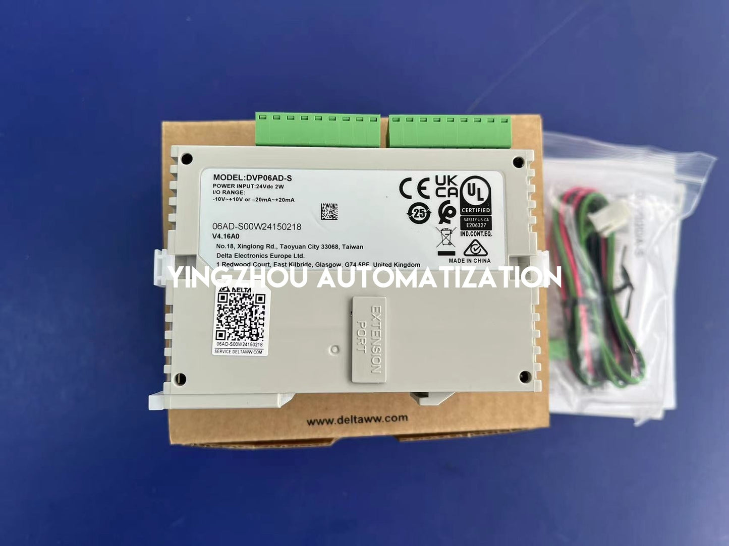 Delta DVP-S Series Analog Input Module DVP06AD-S - 6-Channel 14-bit Resolution-YingZhou Automatization
