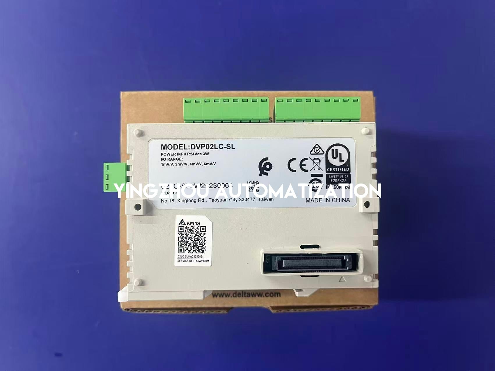 Delta DVP-S Series DVP02LC-SL Load Cell Module - 2 Channels, 24-bit Resolution, Left-Side High Speed-YingZhou Automatization