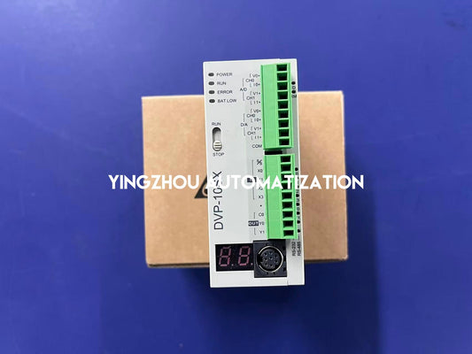 Delta DVP-S Series DVP10SX11T PLC - 10-Point CPU, 4DI/2DO Transistor, 2AI/2AO Analog, 24V DC-YingZhou Automatization
